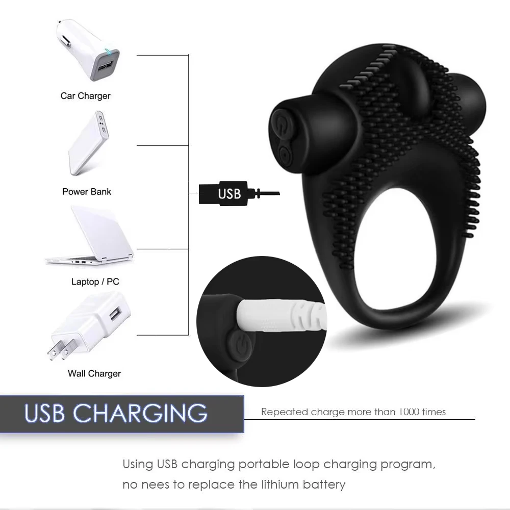 قابلة للشحن ألعاب جنسية 10 قناة القضيب الدائري الرجال الجنس البظر تحفيز هزاز زوجين الجنس لعب الرجال لعبة الجنس