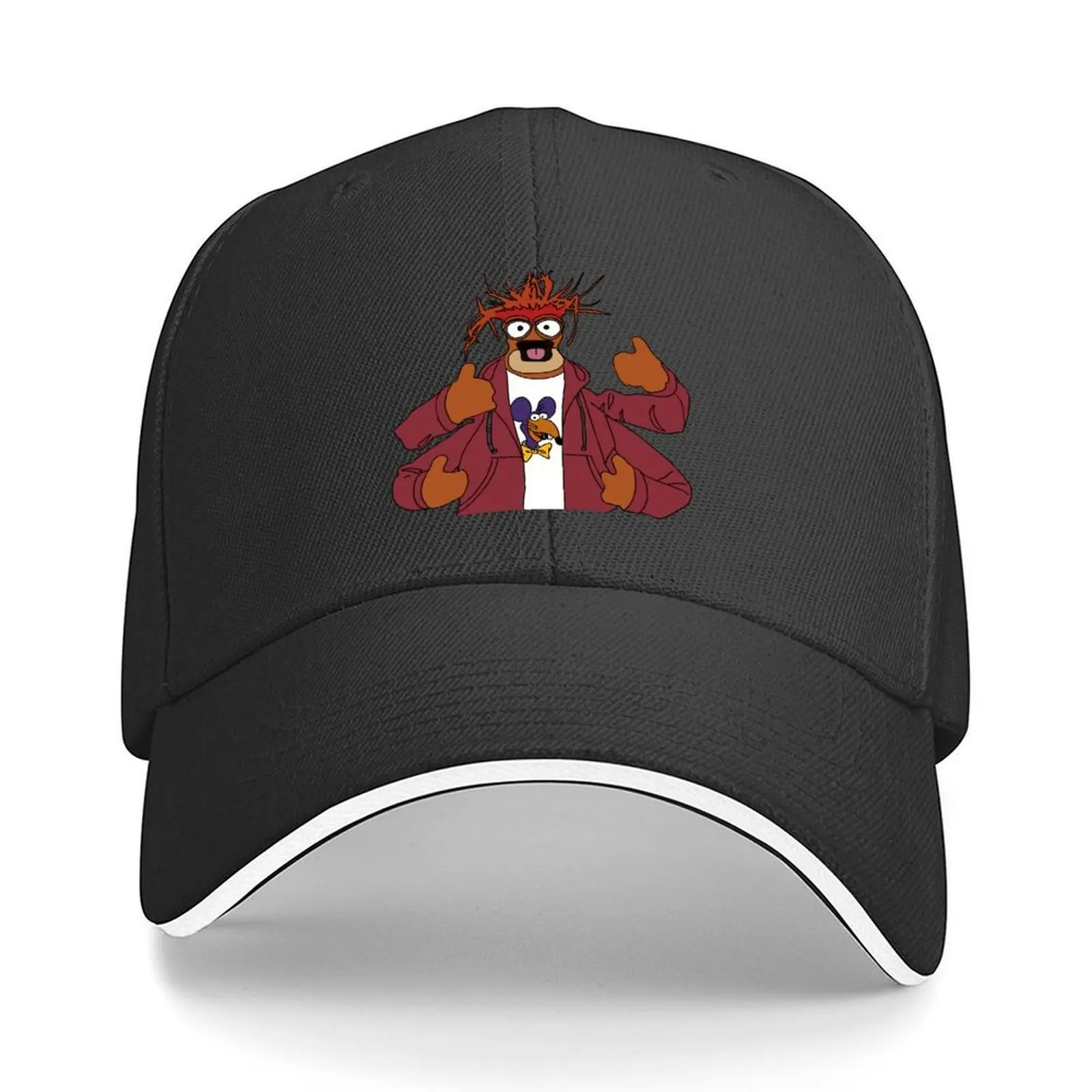 

Pepe the King Prawn with Rizzo Shirt Baseball Cap tea Hat custom caps beach hat Male hat Male Women's