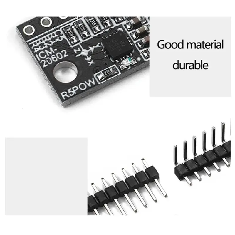 B50B ICM-20602 Sensor Module Six Axis Gyroscope Acceleration Module Replaces MPU-6050 DC3.3-5V for Smart Car Robot