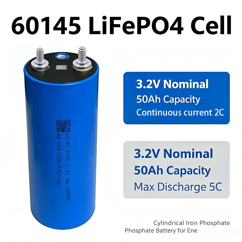 60145 3.2V 50Ah 30Ah 20Ah Lithium Iron Phosphate Battery 46138 12V 24V 48V Golf Cart Motorcycle Car Motor Modification A-level