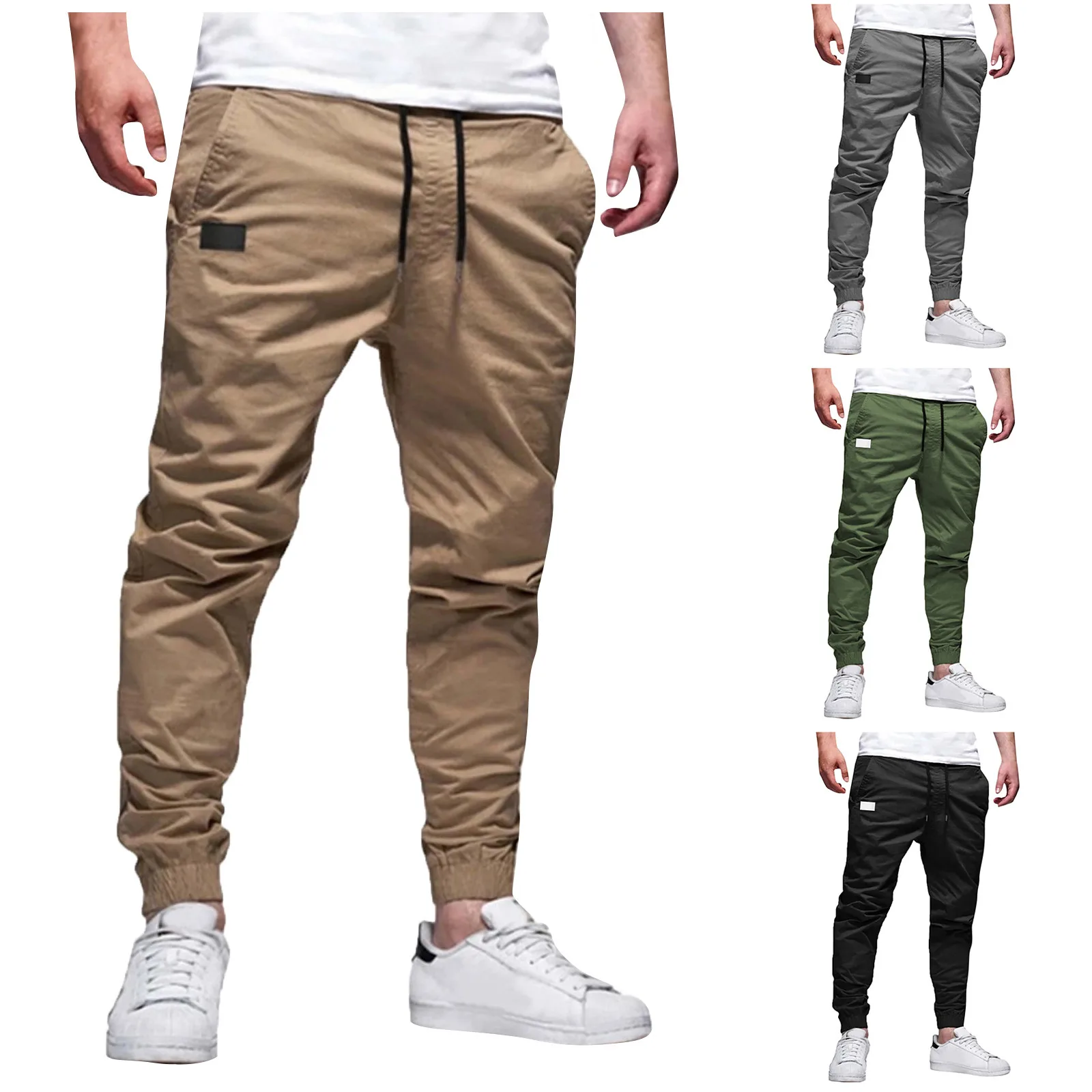 Men'S Sports Casual Jogging Trousers Lightweight Hiking Work Pants Outdoor Pant CalçA Jeans Masculina Pantalonese De Hombre