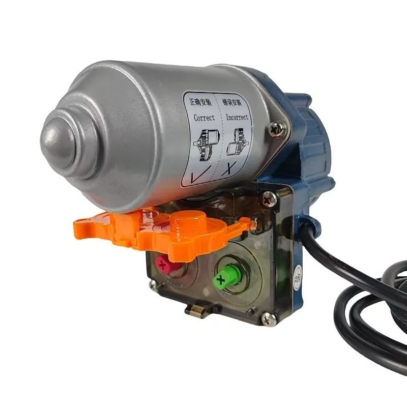 มอเตอร์ม้วนฟิล์มไฟฟ้าสำหรับโรงเรือนแบบม้วนเก็บได้ ใช้ไฟ DC24V