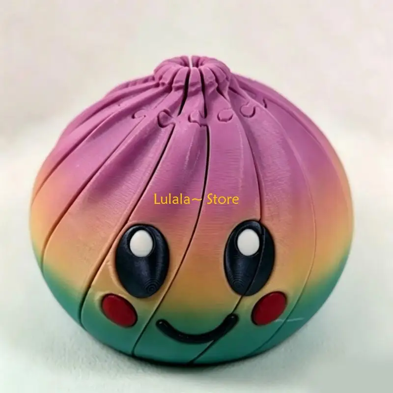 Y4QA Handheld Bun Toy with Twist Stretch Action for Study Break Use