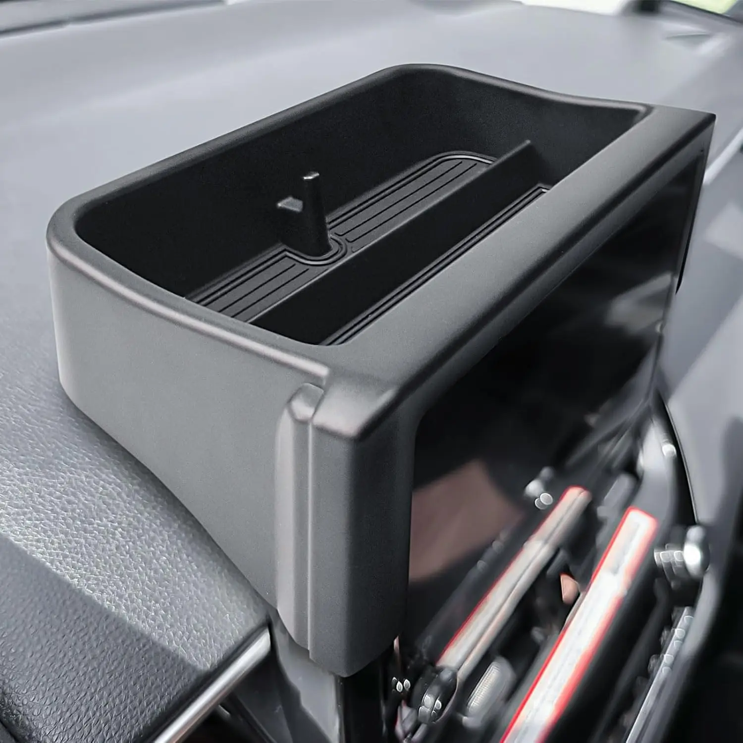 Organizador de Tablero RUNROAD para Toyota Corolla 2019-2026 y Corolla Cross 2022-2026, Caja de Almacenamiento Detrás de la Pantalla