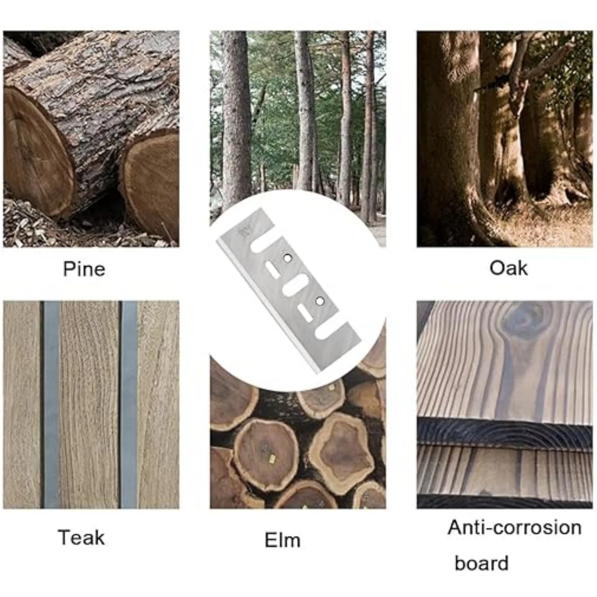 2 قطعة أجزاء شفرات المسوي الفولاذية عالية السرعة 3-1/4 ، شفرة استبدال المسوي الكهربائية لأعمال النجارة للخشب الصلب Maklta 1900B