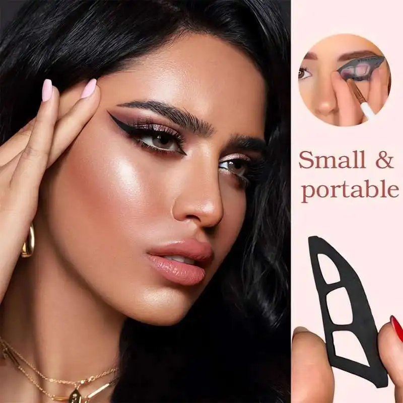 Reusable Eyeshadow Stencil Template Makeup Eye Shape Drawing Tool Cosmetic Eye Line Auxiliary Shaping Mold