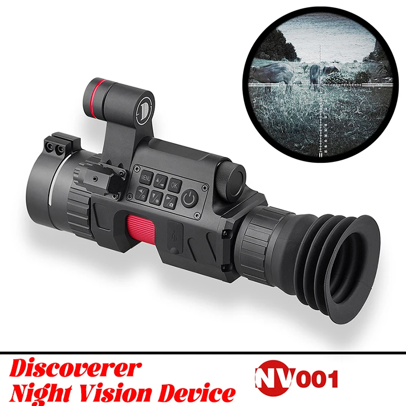 Discoverer Authentic Brand NewNV001 Night Vision Set Aiming Rifle Hunting Night Vision Instrument HD Transparent Sniper Mirror