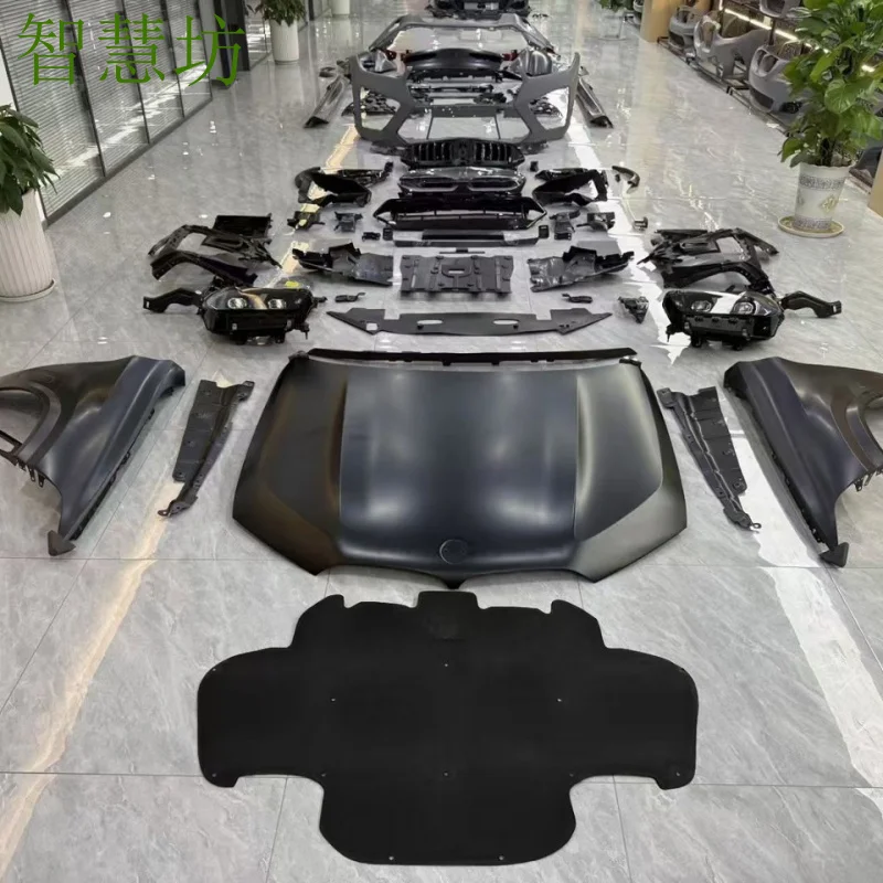 Suitable for BMW E71 modification to G06-X6M late-model kit, front and rear bumper, and headlight modification