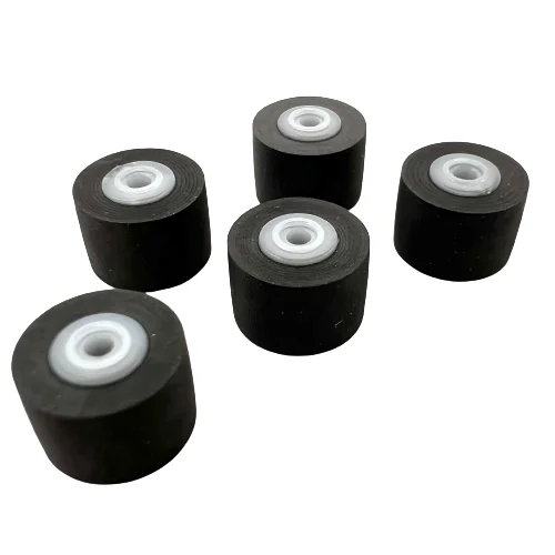 1 pz 5. 5 puleggia in gomma con rullo a pizzico per registratore a nastro Audio aziona i componenti del lettore Stereo Walkman a cassetta
