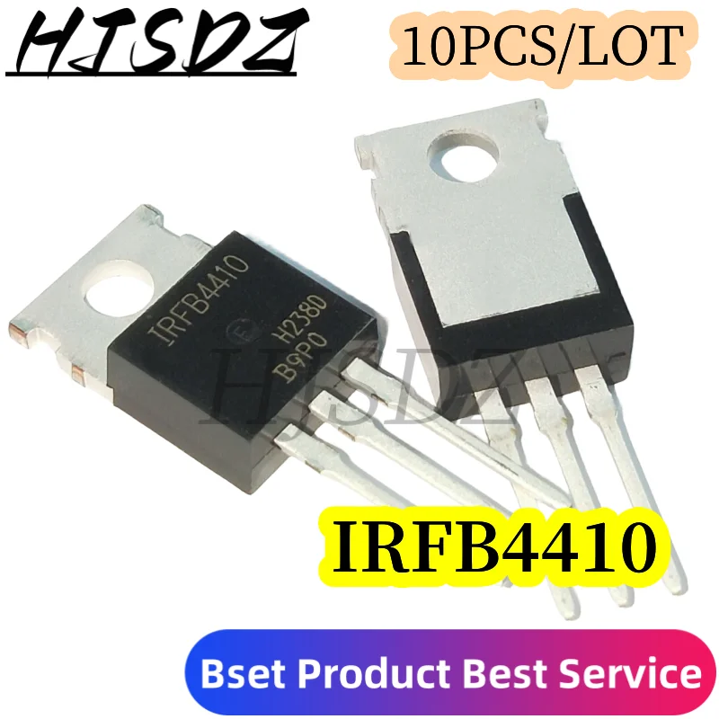 transistor mosfet 10 pcs lot irfb4410pbf irfb4410 96a 100v to220 01