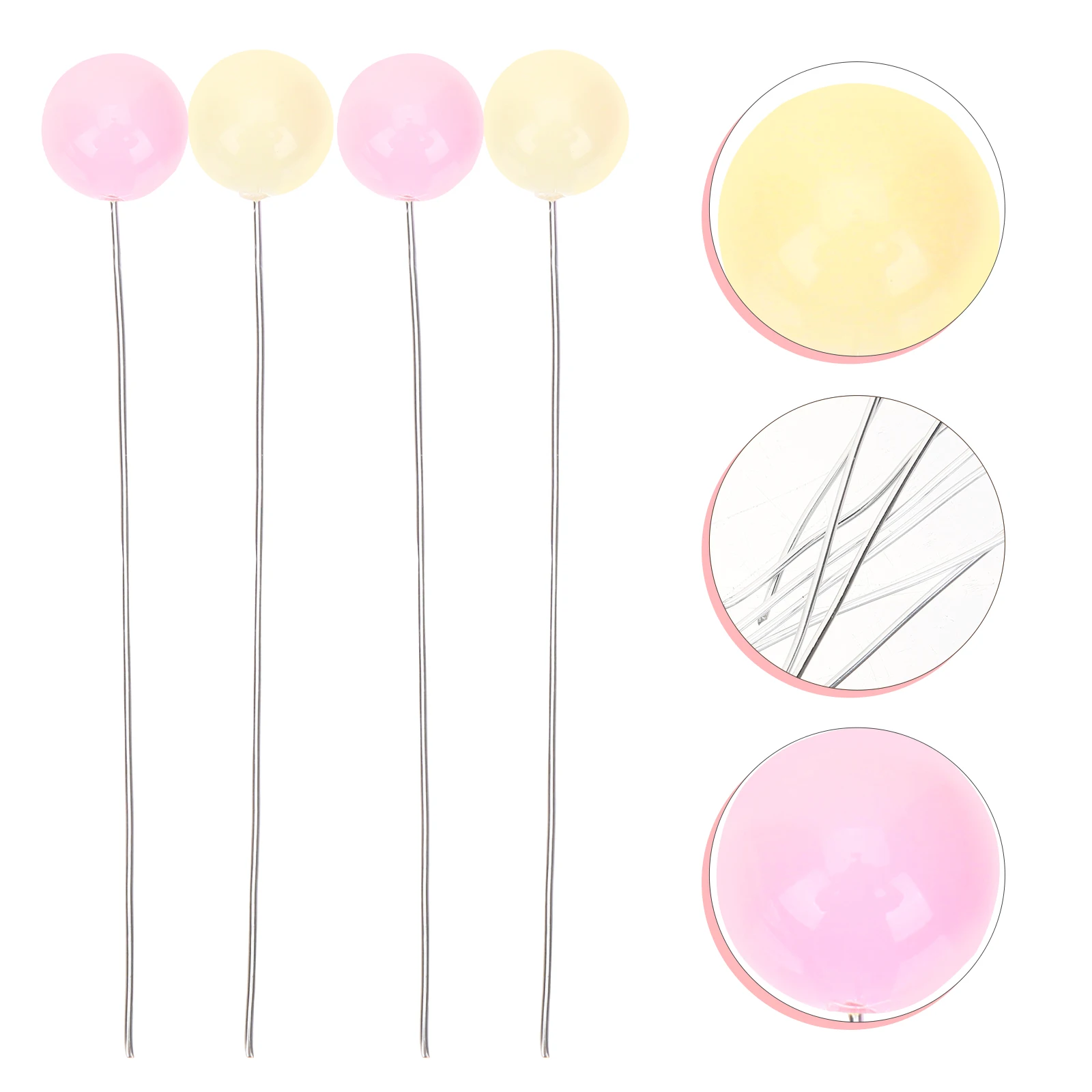

Balloon Cake Decorations Plastic Shape Wedding Toppers Fairy Cupcake Picks Valentines Day Decor Birthday Cake Toppers Mini