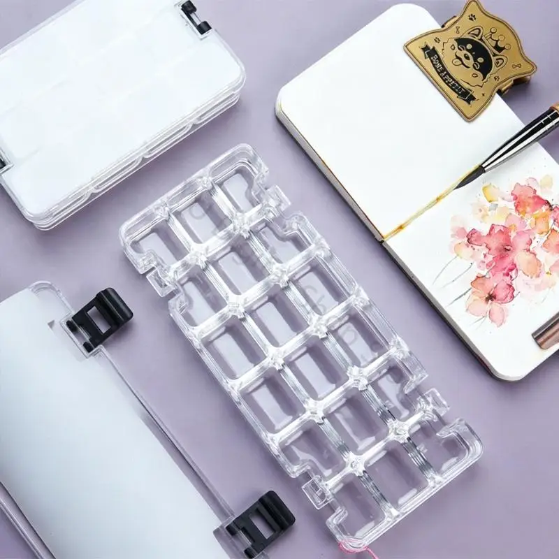 96BA Portable Paint Storage Case with Leakproof Lid For Watercolor Oil Acrylic Paints