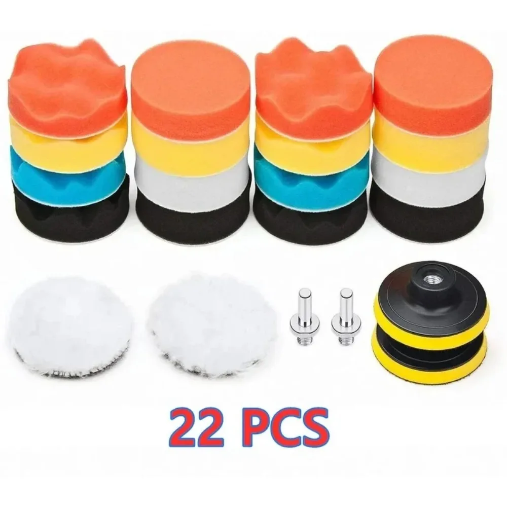 39PCS Car Polishing Sponge Pad Kit Foam Pad Buffer Car Waxing Motorcycle Polishing Wax Pad Remove Scratches view 6