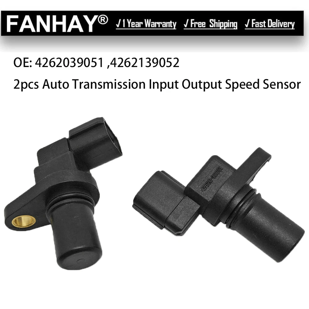 

4262039051 4262139052 2pcs Auto Transmission Input Output Speed Sensor for Hyundai Elantra Sonata for Santa fe for kia Spectra