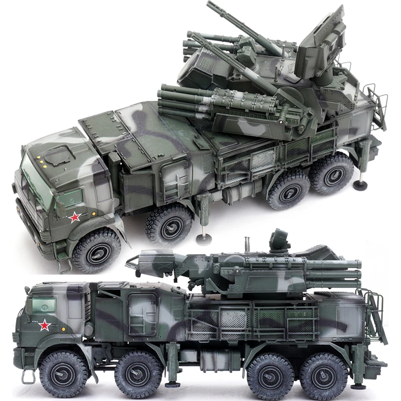 

Diecast 1:72 Russian Armor S1 Air Defense Weapon System 96K6 Tri-color Painted 12216PA Alloy Finished Model Collectible Toy Gift