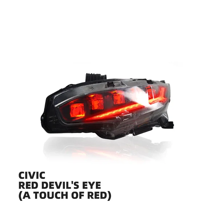 

Super Sport Headlight For Honda Civic or Civic Hatchback Retrofitting Auto Lights High Low Beam Column Led Headlight