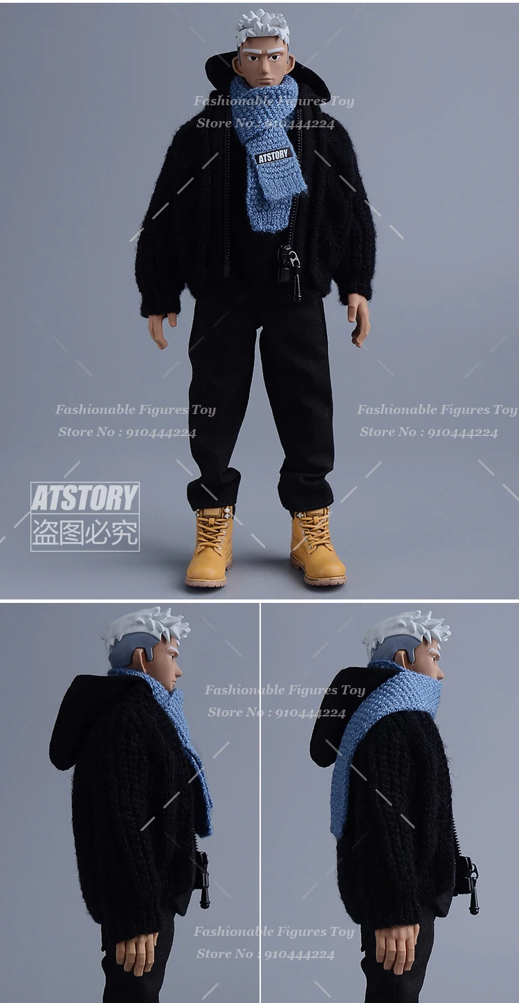 ผ้าพันคอถักมือ ATStory ขนาด 1/12 สำหรับตุ๊กตา BJD Asi 3.0 ขนาด 6 นิ้ว ของสะสมสำหรับนักสะสมแอคชั่นฟิกเกอร์