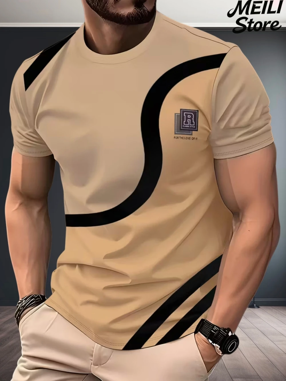 Thumbnail 4 - #3 Compare Mens Classic Striped T-Shirts Before You Buy