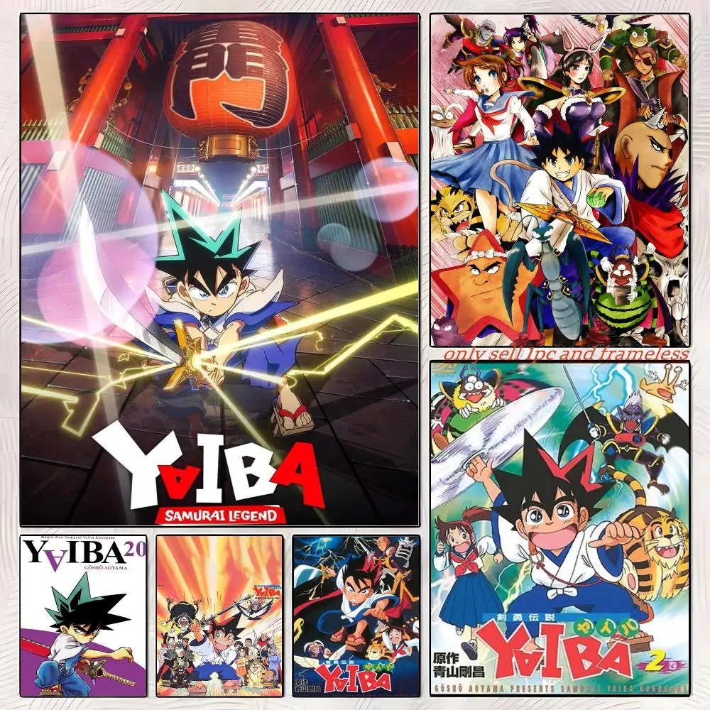 Anime Retro Adventure Comic Y-Yaiba Poster Premium PP Wall Decal - Peel & Stick, HD Print, Waterproof Home Decor