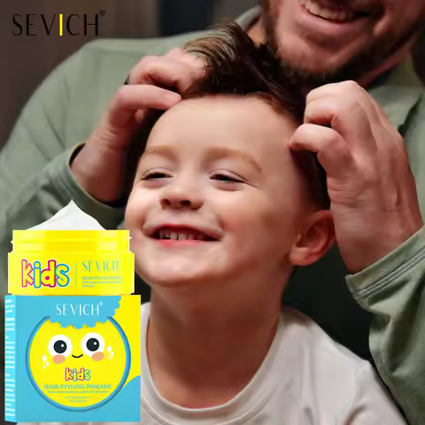 Sevich Health Children Hair Styling Clay Ingredients Temperate Long Lasting Kids Hair Mud Easy To Wash Matte Hiar Wax Hair Diy
