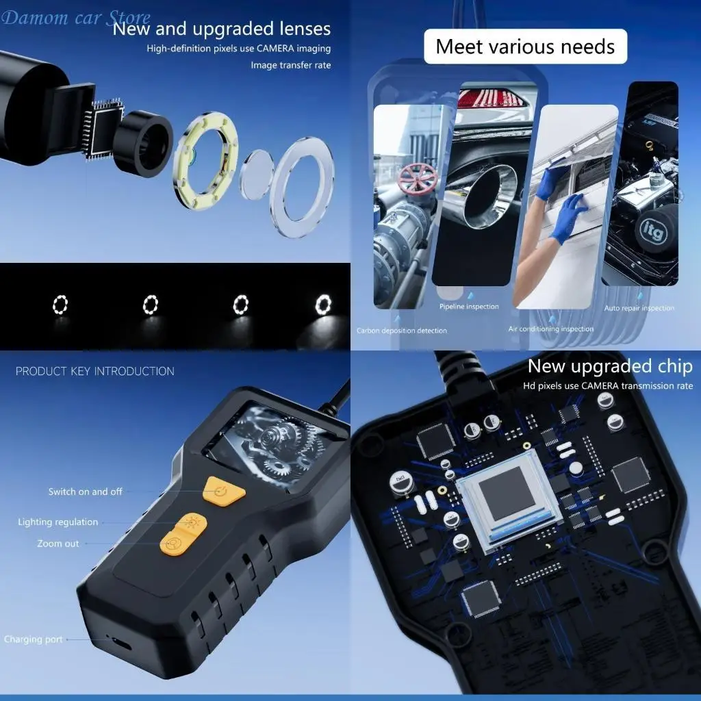 

A2UC High Resolution Inspection Tool Waterproof Device for Mechanics DIY Enthusiasts