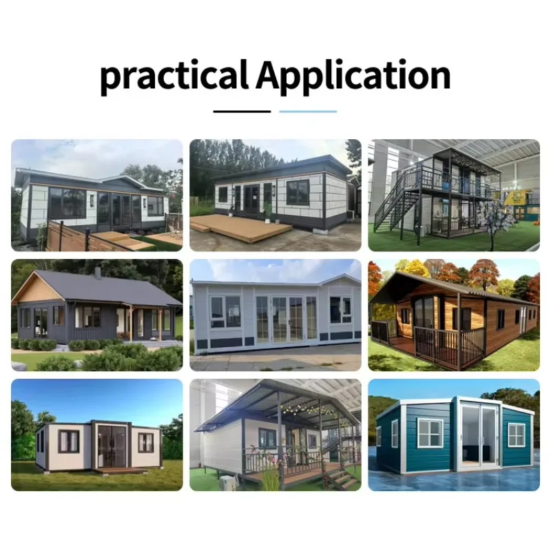 مخصصة 4 غرف نوم منزل حاوية قابلة للتوسيع سهلة التركيب فيلا فولاذية جاهزة للاستخدام المدرسي-بالجملة #6