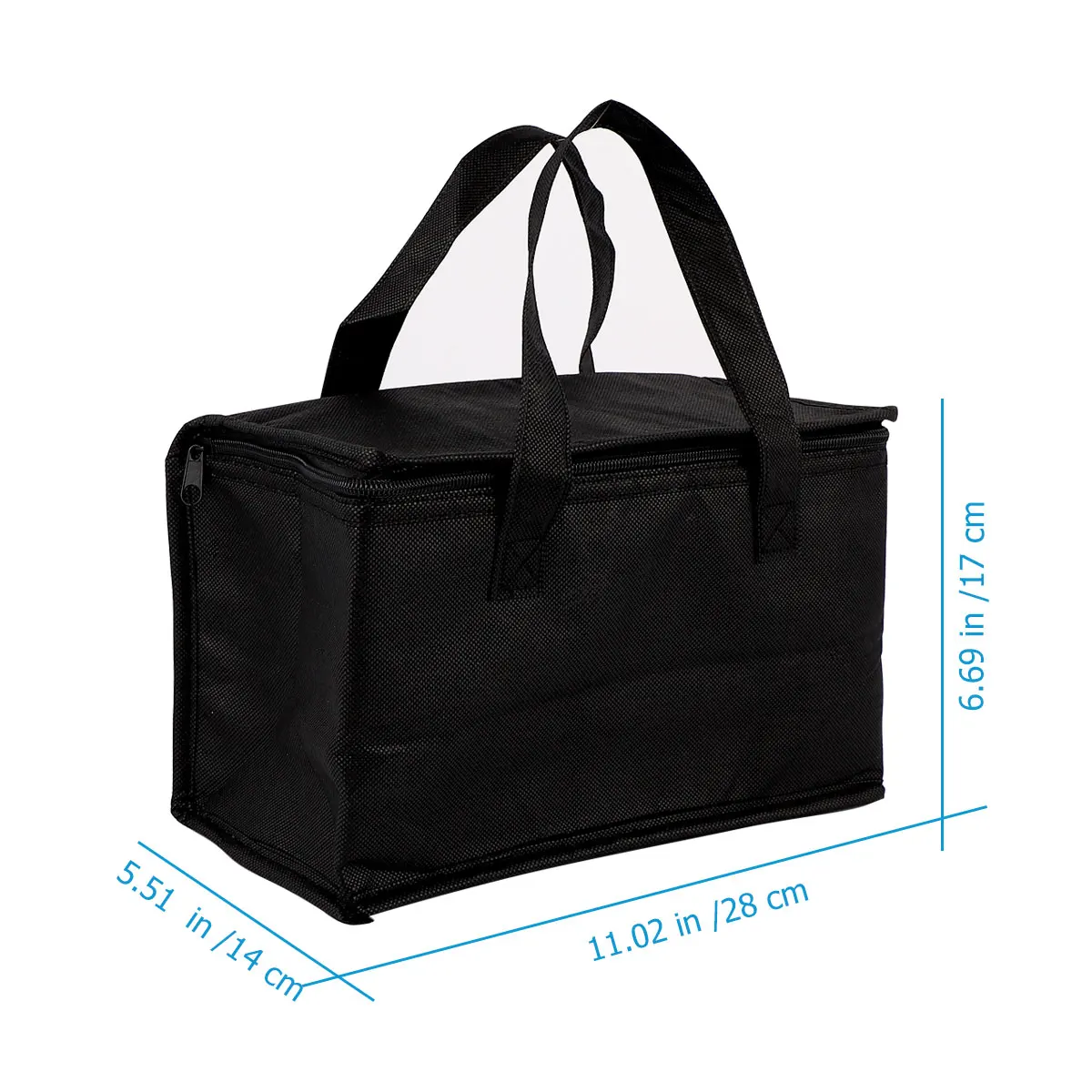 

1Pcs Insulated Lunch Bag Oxford Fabric Portable Picnic Handbag Heat Preservation Bag for Camping Barbecue Outdoor