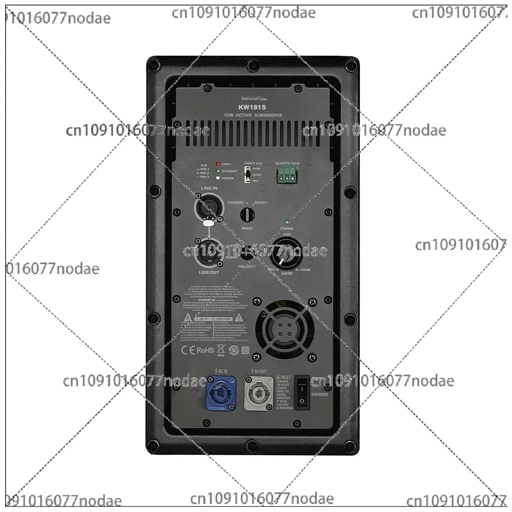 1000W Class D Active Loudspeaker Power Amplifier for Subwoofer Kw181A