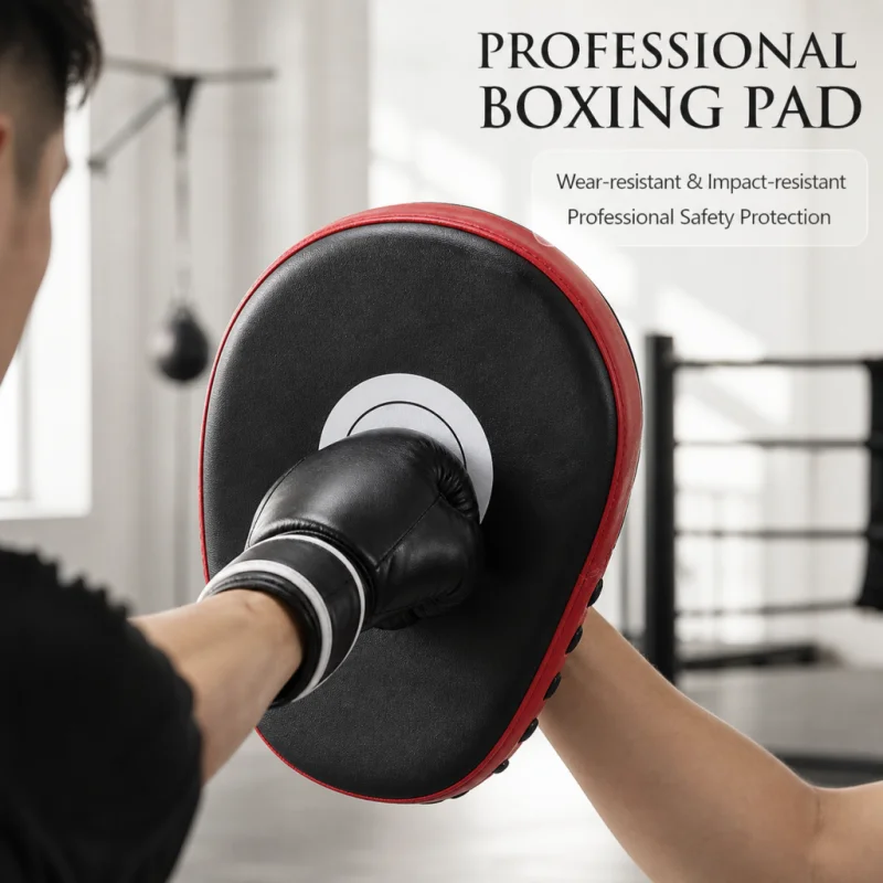 Kick Boxing Gloves Pad Punch Target Bag PU Muay Thai Free Fight Sanda Training  Taekwondo Sanda Precision Curved Hand Target