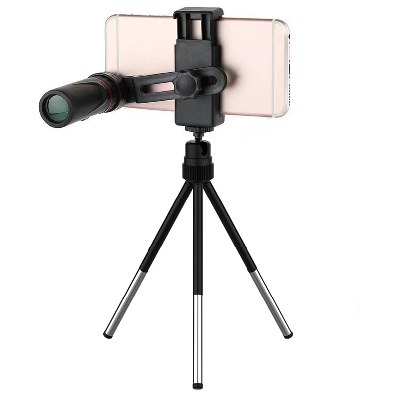 Imagem -02 - Telescópio Monocular hd 2000x24 Mini Telescópio Portátil para Celular com Suporte para Acampamento ao ar Livre Caça Observação de Pássaros