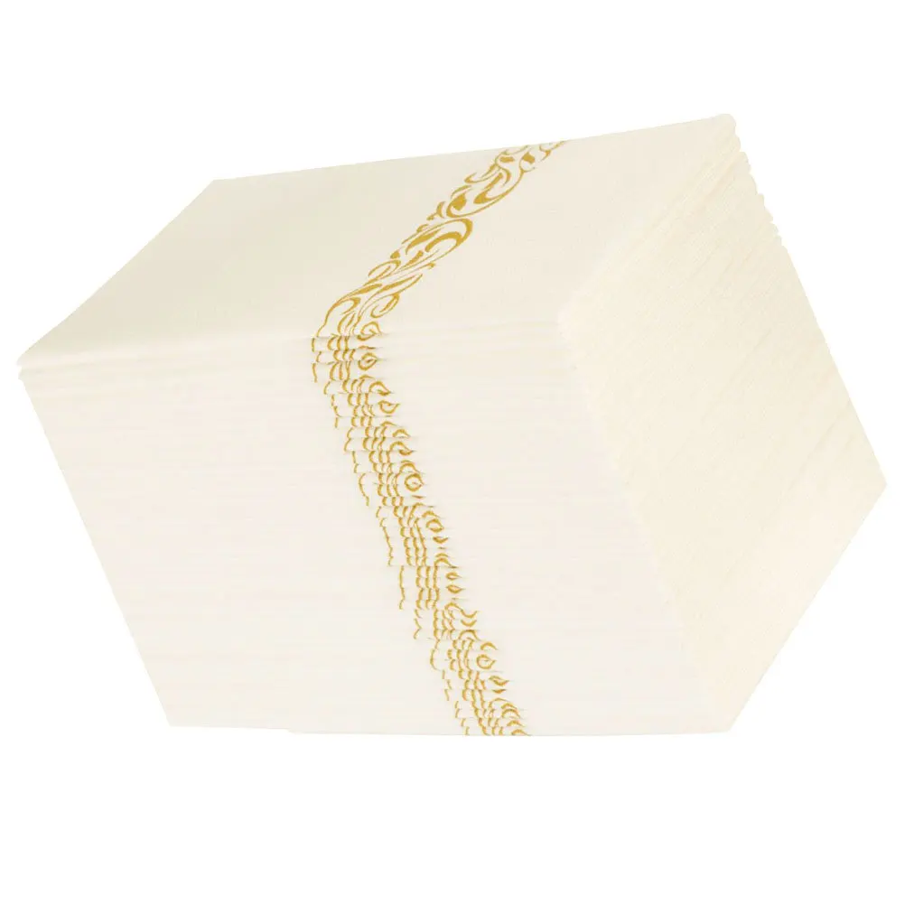 

50pcs Cutlery Wrapping Napkins Linen-Like Tableware Packaging Paper High Absorption For Banquet Picnic Hotel Restaurant Use