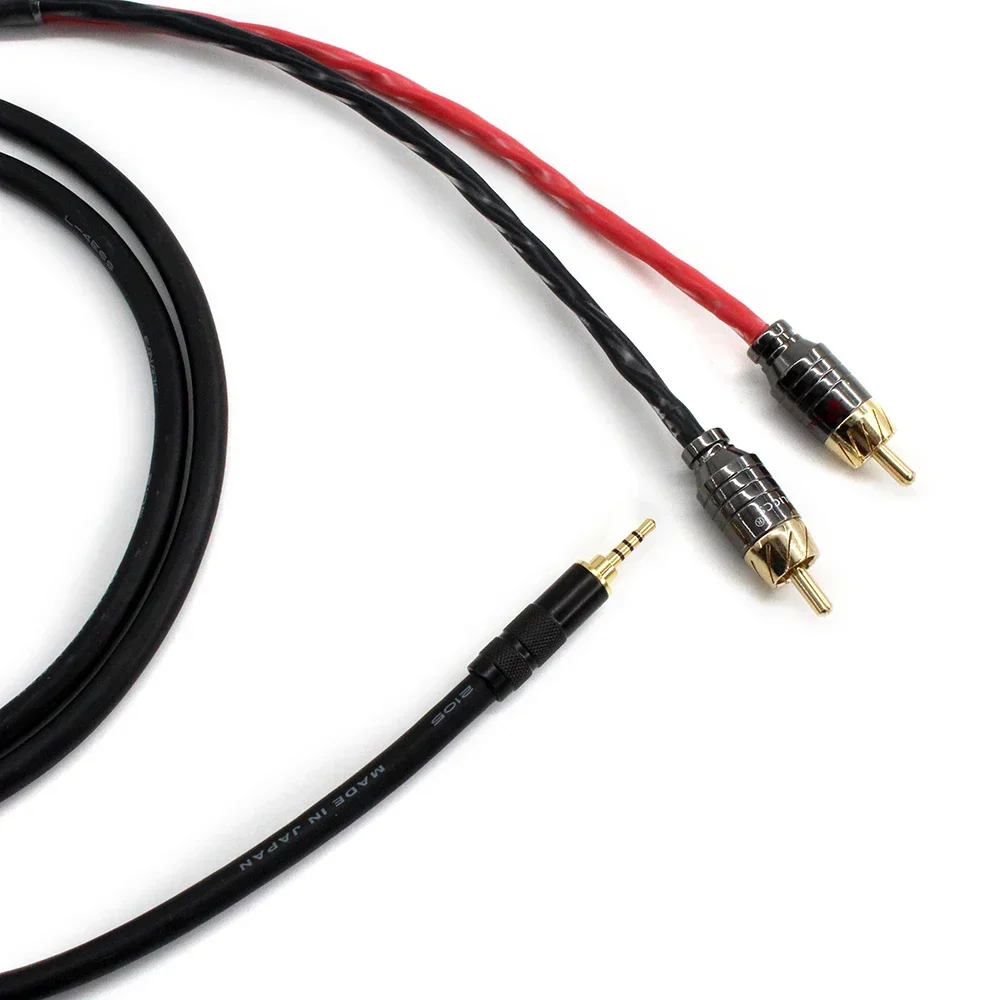 CANARE L-4E6S HIFI TRRS Balanced 2.5mm to 2 RCA Male Audio Cable For Cayin N5 Iriver AK240 AK380 AK120II Amp Onkyo DP-X1