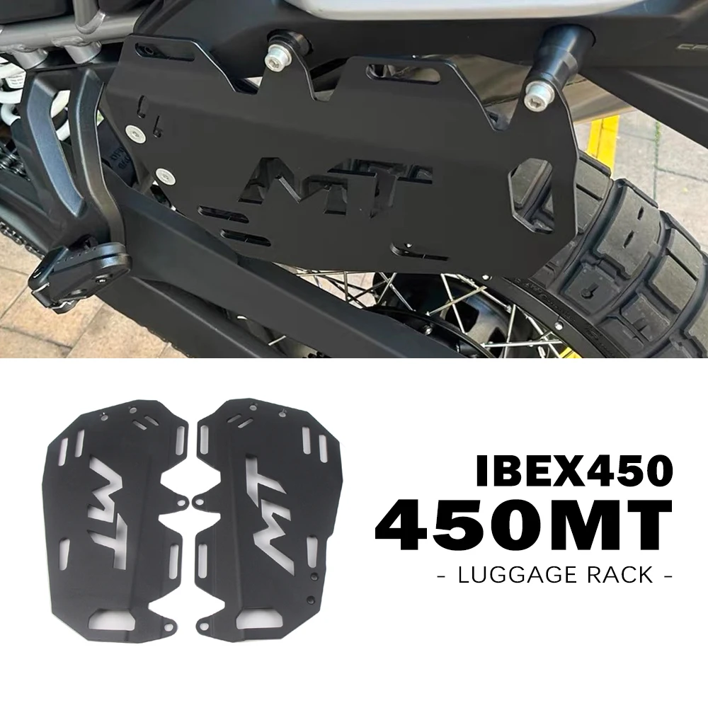 450MT for CFMOTO 450 MT Accessories IBEX450 Motorcycle Luggage Rack MT450 Side box Bracket Saddlebag Support Mounting Aluminum