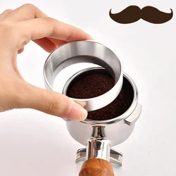 51/53/58mm Circle Ring Coffee and Teas Receive Tools Brew Filter Coffee Tamper Barista Accessories Anti-flying Powder Maker Bar