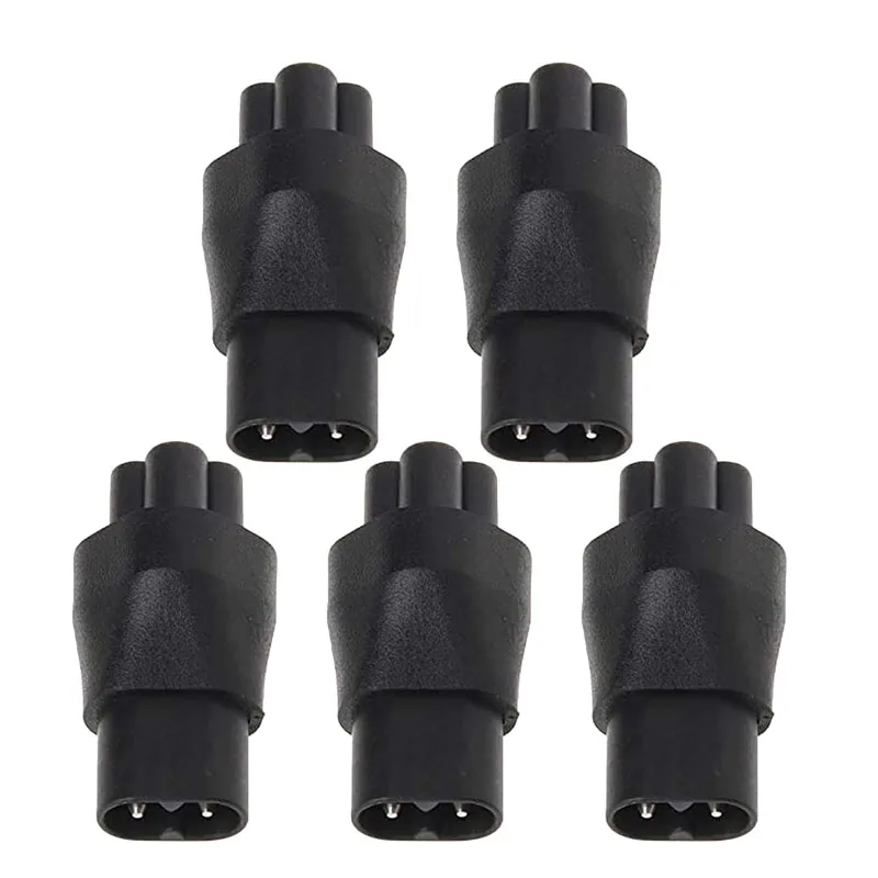 Разъем адаптера питания 110 В-220 В IEC C5 2-контактный к C8 3-контактный, подходит для ноутбука, 5 шт.