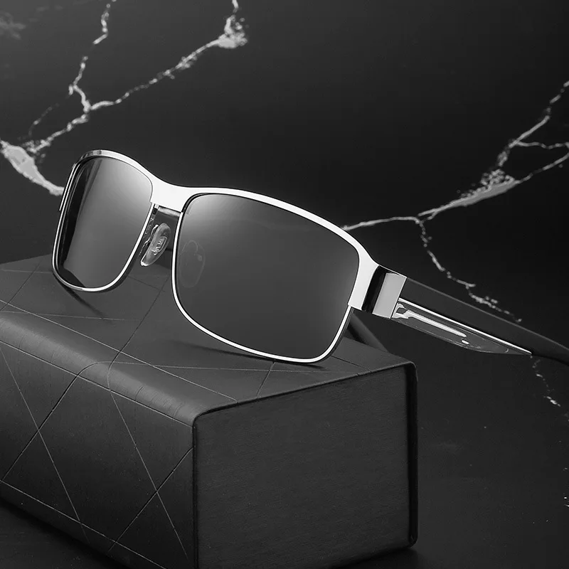 

Классические мужские поляризационные солнцезащитные очки в металлической оправе, роскошные брендовые дизайнерские солнцезащитные очки для мужчин, вождения, рыбалки, UV400, винтажные очки