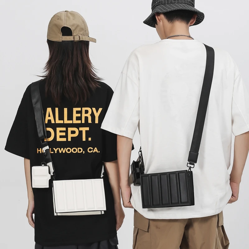 

Сумка через плечо для пары с водонепроницаемой твердой оболочкой, кошелек для монет, сумка на ремне для свиданий, вечеринок, школьная сумка на плечо для мужчин и женщин