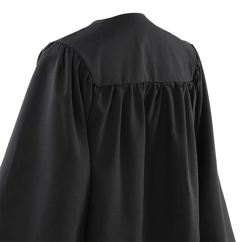 4pcs-set-v-neck-graduation-robe-set-with-tassel-graduation-stole-sash-bachelor-gown-zipper-closure-graduation-party-doctor-gown
