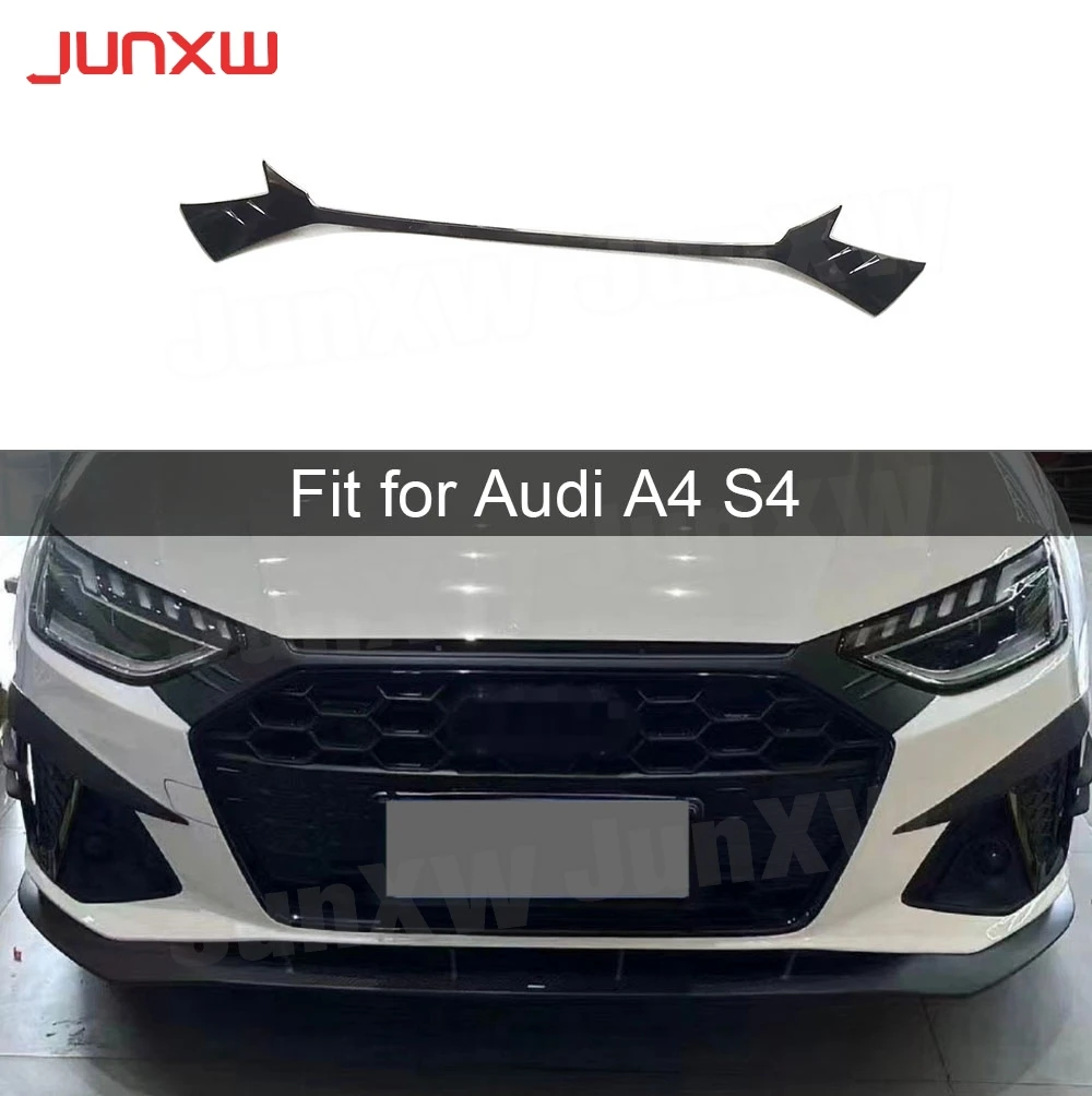 

ABS Material Car Front Diffuser Strip for Audi A4 S4 2020-2024 Not Standard A Style Front Bumper Lip Trim Decoration Accessories