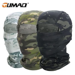 Pasamontañas de camuflaje para hombre, máscara transpirable de cara completa para senderismo, ciclismo, caza, bicicleta, cubierta de cabeza, gorra táctica Airsoft