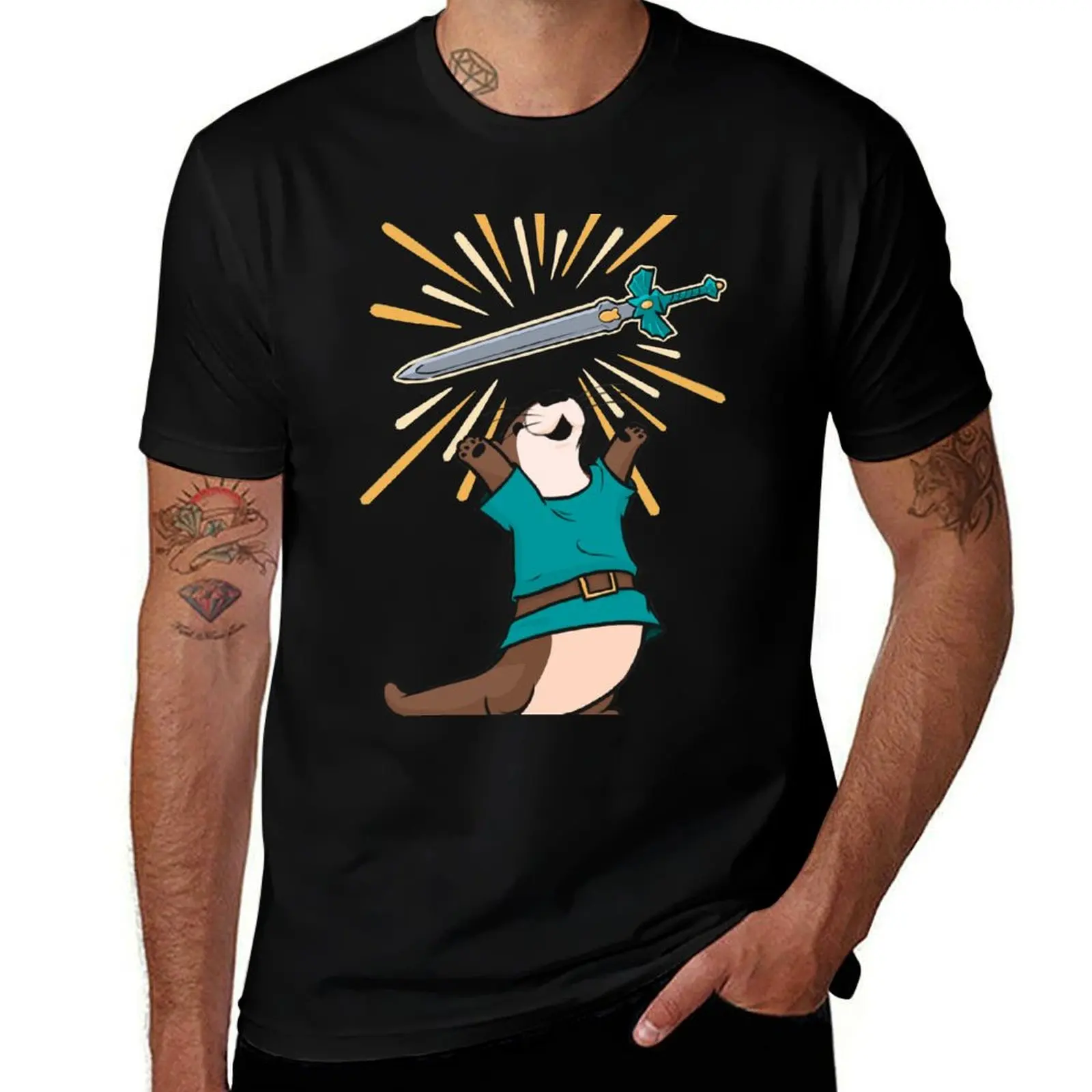 You got a Fishy Sword! T-Shirt Functional Casual Short Sleeve Tee T-Shirt
