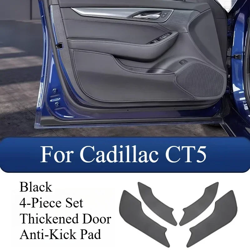 

For Cadillac CT5 Door Anti-kick Pad Special Modified Door Panel Scratch-proof Thickened Leather Pad Car Interior Supplies