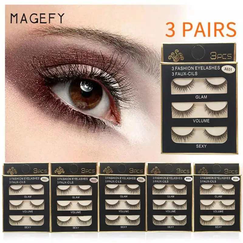 Cruelty-free Fluffy Natural Thick Volume Lashes For Special Occasions Thick Volume Lashes High-quality Instant Glam Comfortable