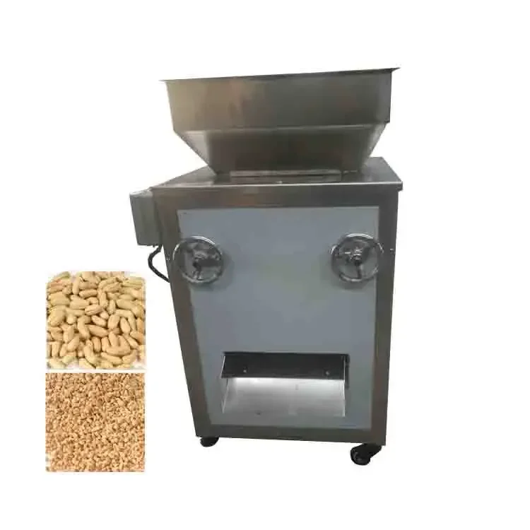 Automatic Stainless Steel Walnut Almond Cutter Peanut Chopper Machine Nuts Cutting Machine Peanut Crushing Equipment