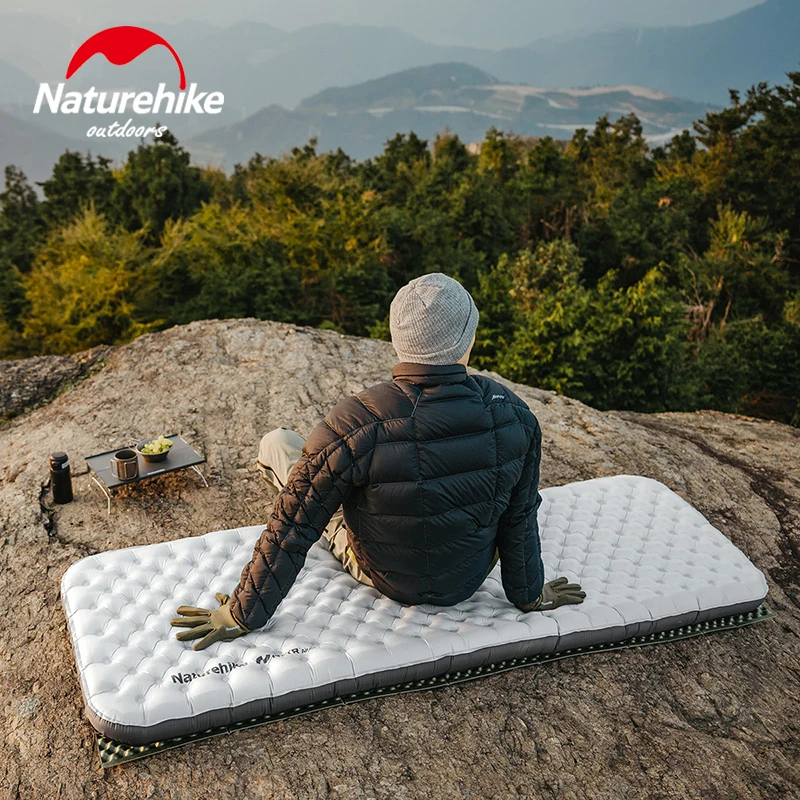 

Naturehike R 6.5 Air Mattress Portable Ultralight Thicken Inflatable Sleeping Pad Cushion Travel Camping Hiking Mat High R Value