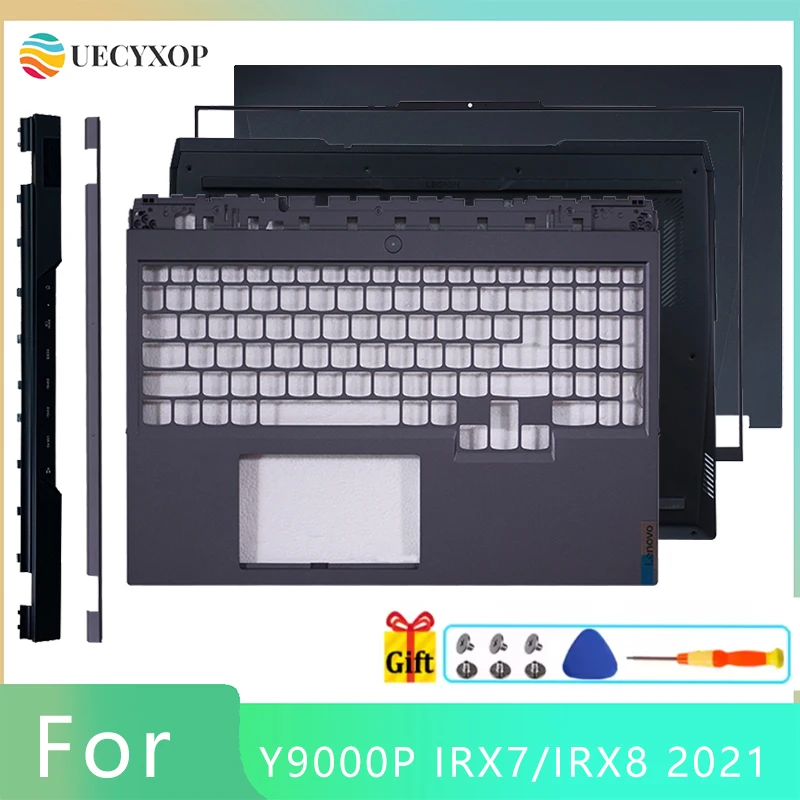 

NEW Housing FOR Y9000P IRX7/IRX8 2021 LCD Back Cover Front Bezel Palmrest Bottom Case Laptop replace cover notebook computer
