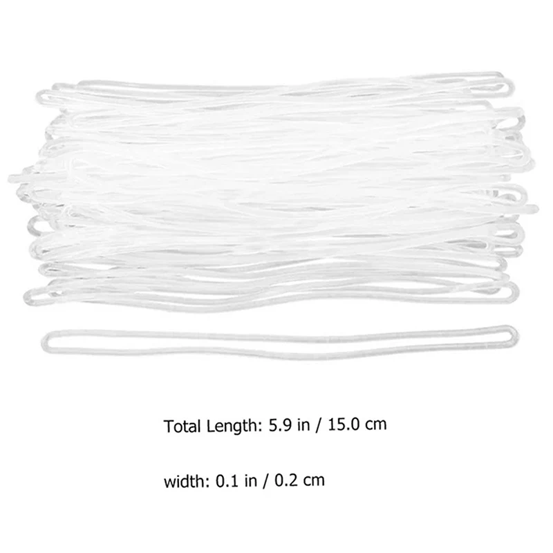 50 قطعة من علامات السفر، حلقات حقيبة بلاستيكية شفافة للأمتعة، حامل حزام الهوية، ملحقات السفر المحمولة #6