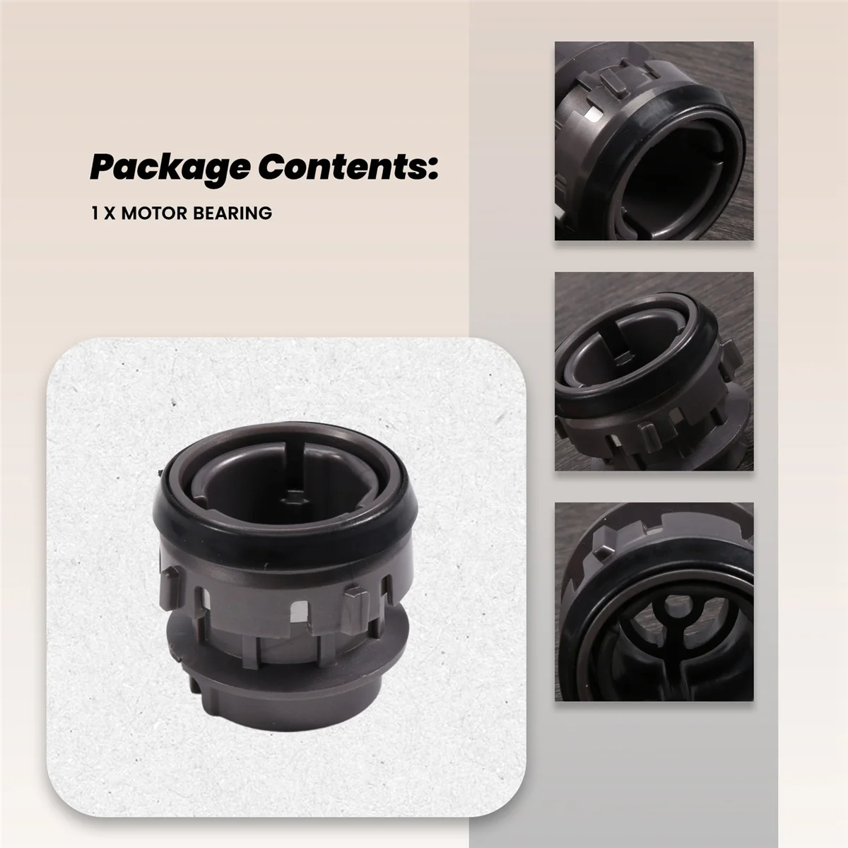 Equaz-para dyson v6 v7 v8 v10 v11 aspirador de pó rolo macio cabeça escudo para 20w/30w motor snap rolamento do motor