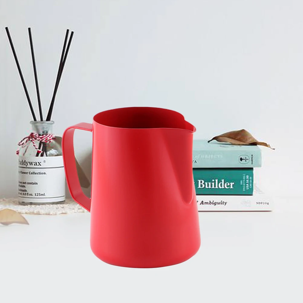 

400 Ml Stainless Steel Cup Milk Steamer Pitcher Pourer Dishwasher Safe Pot for Coffee Anti-rust Non-stick