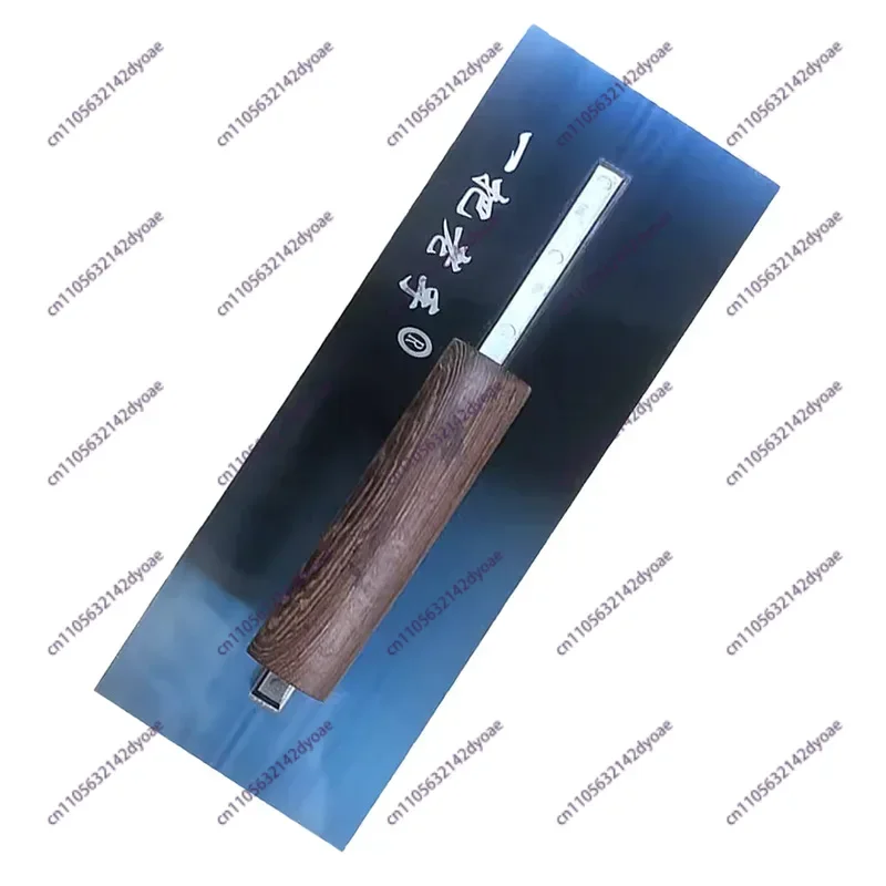 Finishing Blue Steel Trowel with Wenge Wood Handle L-Shank